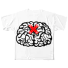 Jackpool の❤天才たちの脳みそ🧠 フルグラフィックTシャツ