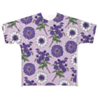 lg_hの花柄（パープル） All-Over Print T-Shirt