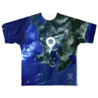 WEAR YOU AREの鹿児島県 肝属郡 Tシャツ 両面 All-Over Print T-Shirt