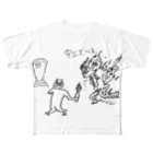 さっぱりパリパリパリジェンヌの中止でーす フルグラフィックTシャツ