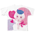 蛯原あきらのねこ耳お帽子 All-Over Print T-Shirt