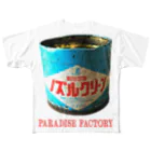 猫山アイス洋品店のPARADISE FACTORY フルグラフィックTシャツ