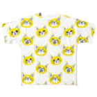 喫茶こぐまやの北欧風にゃんこ　黄色 All-Over Print T-Shirt