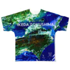 WEAR YOU AREの徳島県 三好郡 Tシャツ 両面 All-Over Print T-Shirt