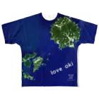 WEAR YOU AREの島根県 隠岐郡 Tシャツ 両面 All-Over Print T-Shirt