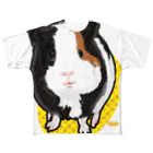 nins・にんずのイングリッシュモルモットのこーしゃんイエロー All-Over Print T-Shirt