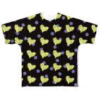 MZグラフィックスのスイートハート　黄色　イエロー　パターン All-Over Print T-Shirt