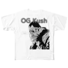 smokingの叔父kush フルグラフィックTシャツ