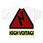 KnocKsのHIGH VOLTAGE フルグラフィックTシャツ