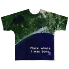 WEAR YOU AREの日本 Tシャツ 両面 フルグラフィックTシャツ