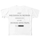 Ex_MachinaのEx_Machina Tag-Line Style All-Over Print T-Shirt