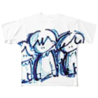 たけださきのあたいたち All-Over Print T-Shirt