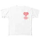 HOUSE DANCE MANIAのMost Precious Love ビッグロゴ All-Over Print T-Shirt