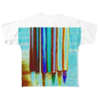 CLYDESDALE SHOP のガラスペン フルグラフィックTシャツ