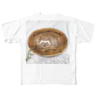 YURITAROORIGINLの笑うハリネズミとタンポポの綿毛. All-Over Print T-Shirt