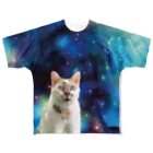 bouのスペースキャット すっぴー All-Over Print T-Shirt