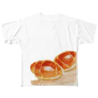 Chiharu Endoのバターロール フルグラフィックTシャツ