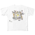 手打ちそば木琴のMokkinテーブル All-Over Print T-Shirt