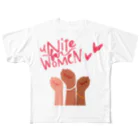 GG Voice & ActionのUnite for Women フルグラフィックTシャツ