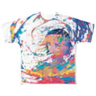 ROのPaint vortex フルグラフィックTシャツ