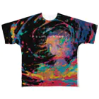 ROのPaint vortex フルグラフィックTシャツ