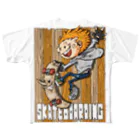 118designのSKATEBOARDING  All-Over Print T-Shirt