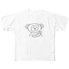 もふもふさんのゆるりさる All-Over Print T-Shirt