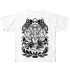 TurkeysDesignのトライバルガネーシャ All-Over Print T-Shirt