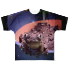 るなるなのオオクサガエルsp(Leptopelis sp) All-Over Print T-Shirt