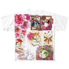 白石拓也のボールペン画と可愛い動物 All-Over Print T-Shirt