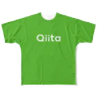 Qiita 公式ショップのQiita ロゴTシャツ フルグラフィックTシャツ