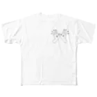 さよならさんかく またきてしかくのおまもりはんズくん！ All-Over Print T-Shirt