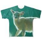 igu_fotoのぜんぶ子鹿Tシャツ All-Over Print T-Shirt