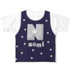 ゴータ・ワイの+５００円でオーダー　Naomi(前後２面プリント)　レイヤード　 All-Over Print T-Shirt