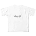 traptentaのthug life All-Over Print T-Shirt
