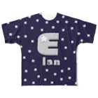 ゴータ・ワイの+５００円でオーダー　Elan(前後２面プリント)　 All-Over Print T-Shirt