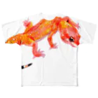 Ooazamukae stationeryのタンジェリンT All-Over Print T-Shirt