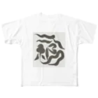 iroenpituの筆文字「令和」 フルグラフィックTシャツ