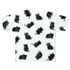 さとろくの黒猫Tシャツ All-Over Print T-Shirt