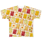 さとろくのトーストTシャツ All-Over Print T-Shirt