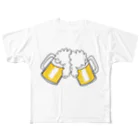 Yumicoco artshopの乾杯ビール All-Over Print T-Shirt