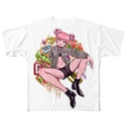 赤ZUKINのジャンクフード All-Over Print T-Shirt