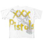 鐘真庵 SUZURI店のxxxPistols フルグラフィックTシャツ