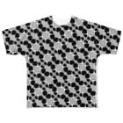 nins・にんずのモルモットサークルモノクロ All-Over Print T-Shirt