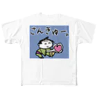 MedicalKUNのOSAMURAI-CHAN フルグラフィックTシャツ