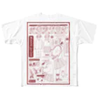 YA MARKETのMORNING ROUTINE All-Over Print T-Shirt