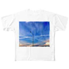 kinokotakenoko2828のBlue sky  All-Over Print T-Shirt