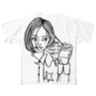 MiKkeのBe waht you want to be. フルグラフィックTシャツ