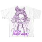 MiKkeのCatch your voice! All-Over Print T-Shirt