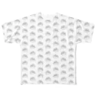 須藤どらまのサメのドット フルグラフィックTシャツ